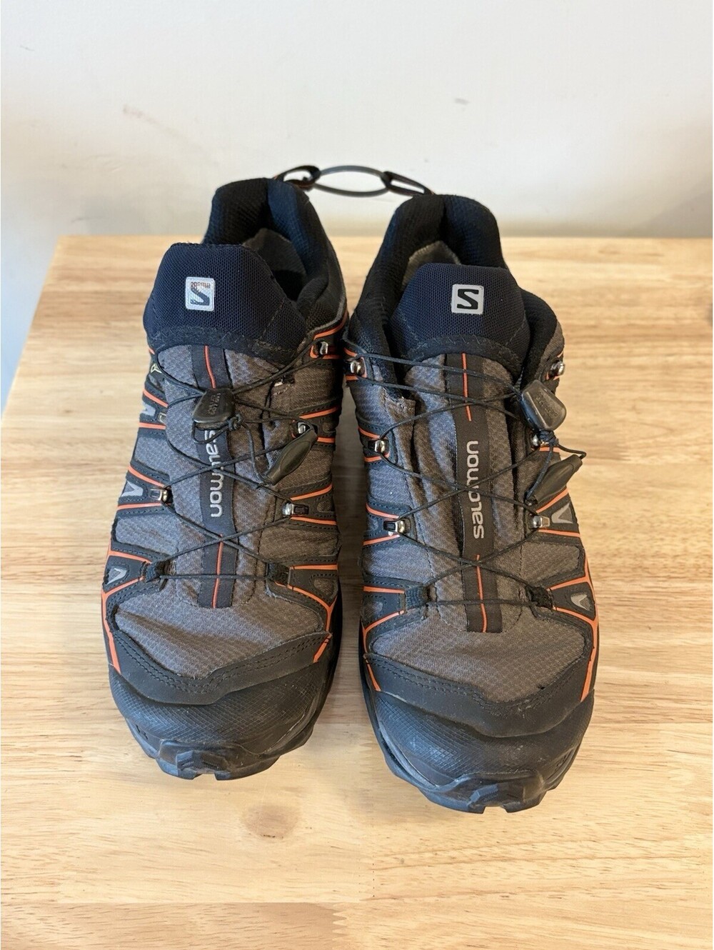 Salomon X Ultra 2 GTX Women's Hiking Shoes Grey Orange Waterproof US 9.5 UK 9